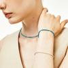 Silver 925 Point Ball Turquoise Bracelet #LSB20