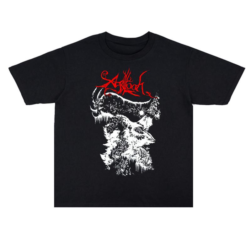 2025 Summer Doom Metal Rock Agalloch Agalloch Wood Band Printed Cotton Men's and Women's T-shirt High Quality Short Sleeve Men T