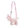 BESTEVER Mini-Tasche Plüschtier Hunde-Tasche Rosa Pudel 46068