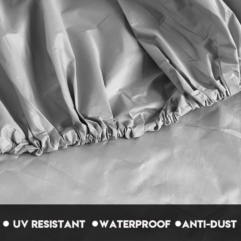 3.5m Waterproof UV Sun Protection Storage Dust Cover for 2.6 3m Kayak Boat Canoe(Gray)