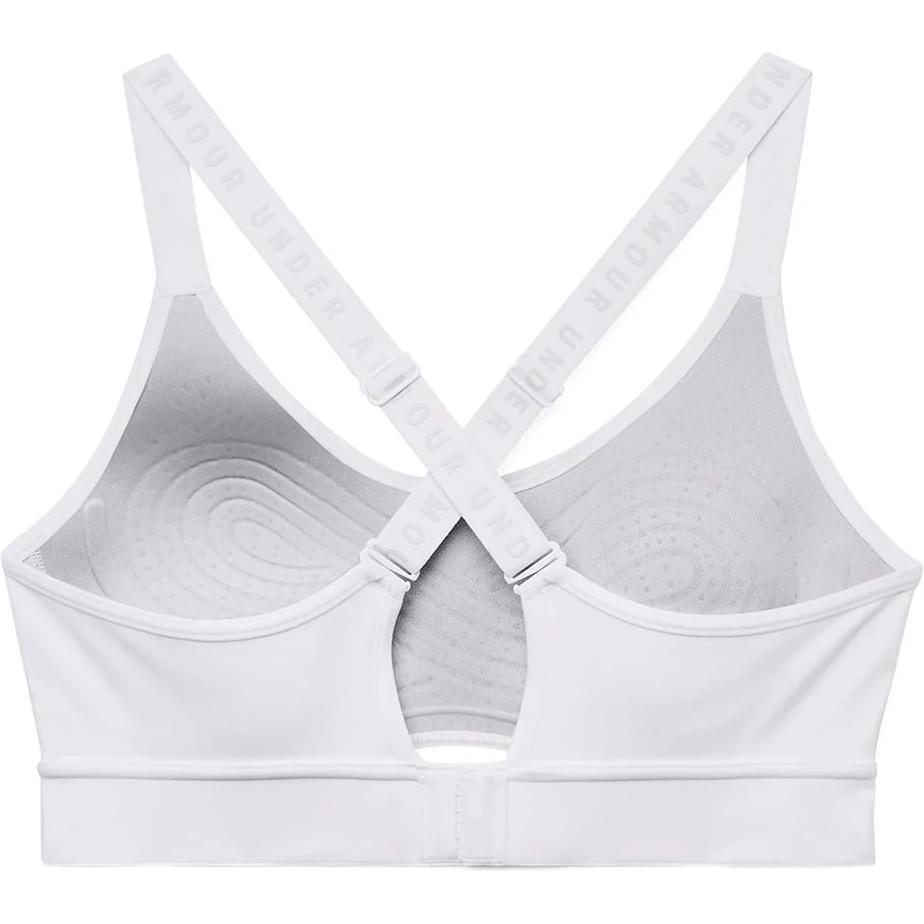 Under Armour Infinity Medium Support Training Yoga Sports Bra Women Sports Bra White 1363353-100