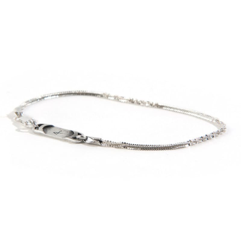 SEWNSWEN SEWN SWEN Silver SNOW ON THE BRANCHES TWIST CHAIN BRACELET