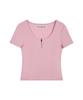 REST&RECREATION Half Zip-Up Top - Pink