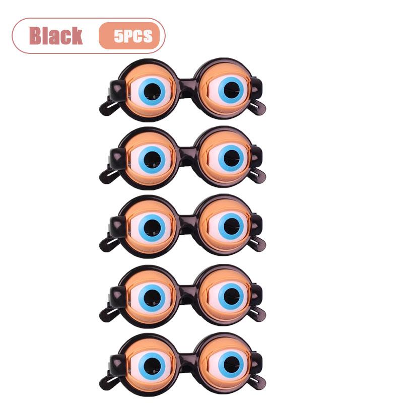1-10PCS Halloween Silly Crazy Eyes Glasses for Kids Novelty Prank Costume Party Prop Toy Fun Design Perfect Decor Gift Accessory