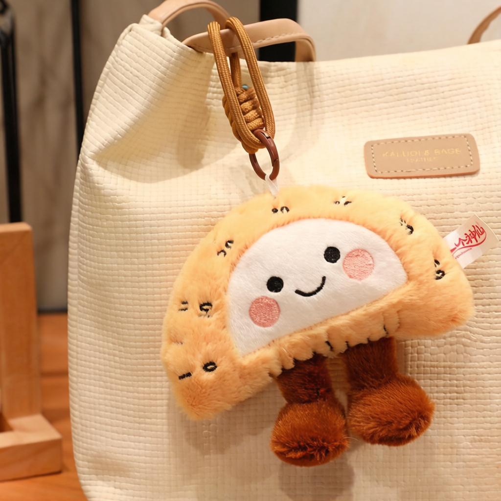 13/20Cm Potloodtasje Schrijfwaren Pluche Humanoid Speelgoed Gevuld Kawaii Gum Liniaal Poppetje Hanger Met Lus Pluche Decoratie Voor Tas