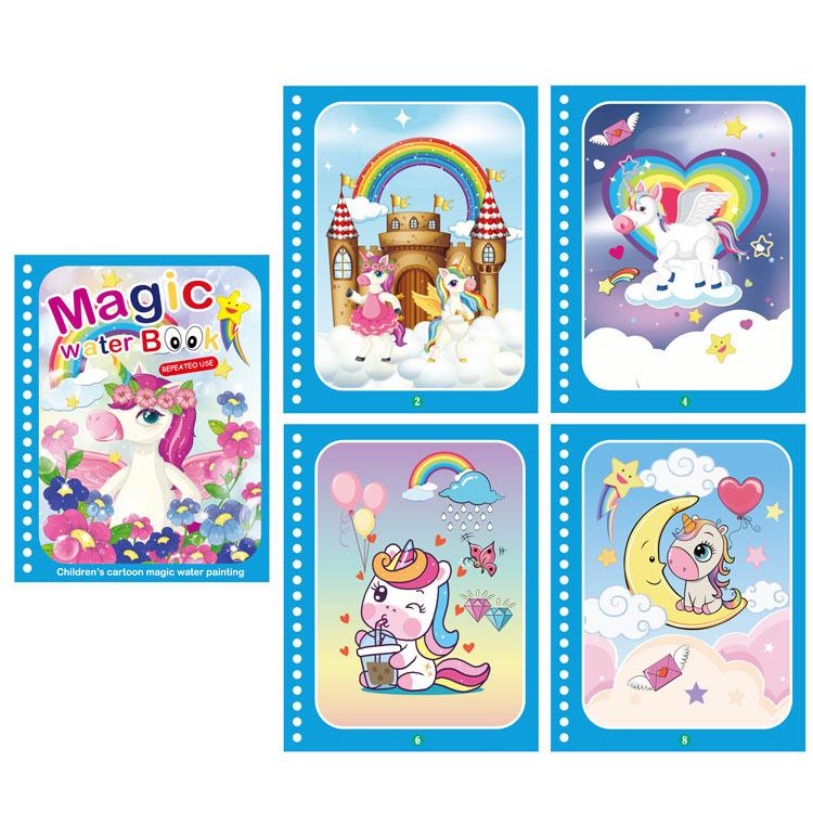 Kids New Magic Water Drawing Books Coloring Books Painting Toys For Kids Birthday Christmas New Year Gift For Boys And Girls
