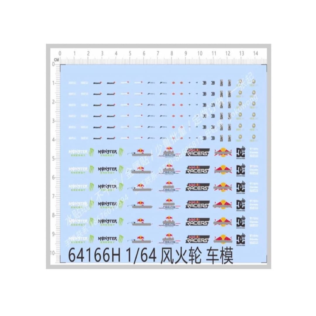 

Decal AD0020 Sponsor Mini Car Custom 1/64 [Item] белый