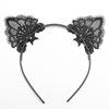 Cat Ears Sexy Accessories Lace Birthday Party Halloween Headwear Headband Hair Accessories Cute Catwoman Ears