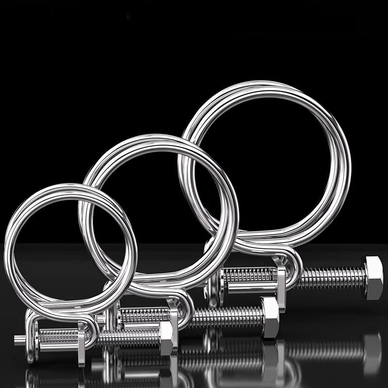 Meizhao 304 Stainless Steel Double Wire Hose Clamp