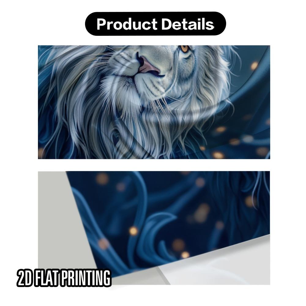 1pc Lion Backdrop - 2D Flat Print Party Banner For Wedding Birthday Anniversary - Multi Purpose Indoor/ Decor For Home Garden Backdrop Lion