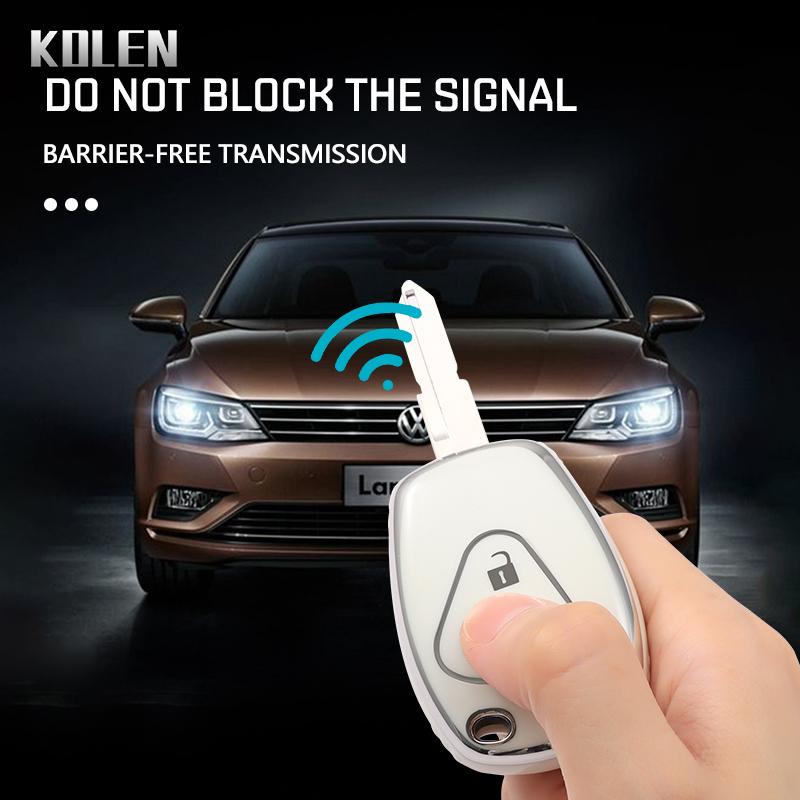 New Tpu Car Remote Key Case Cover Shell Fob For Renault Megane Modus Espace Laguna Duster Logan Dacia Sandero Fluence Clio Kango