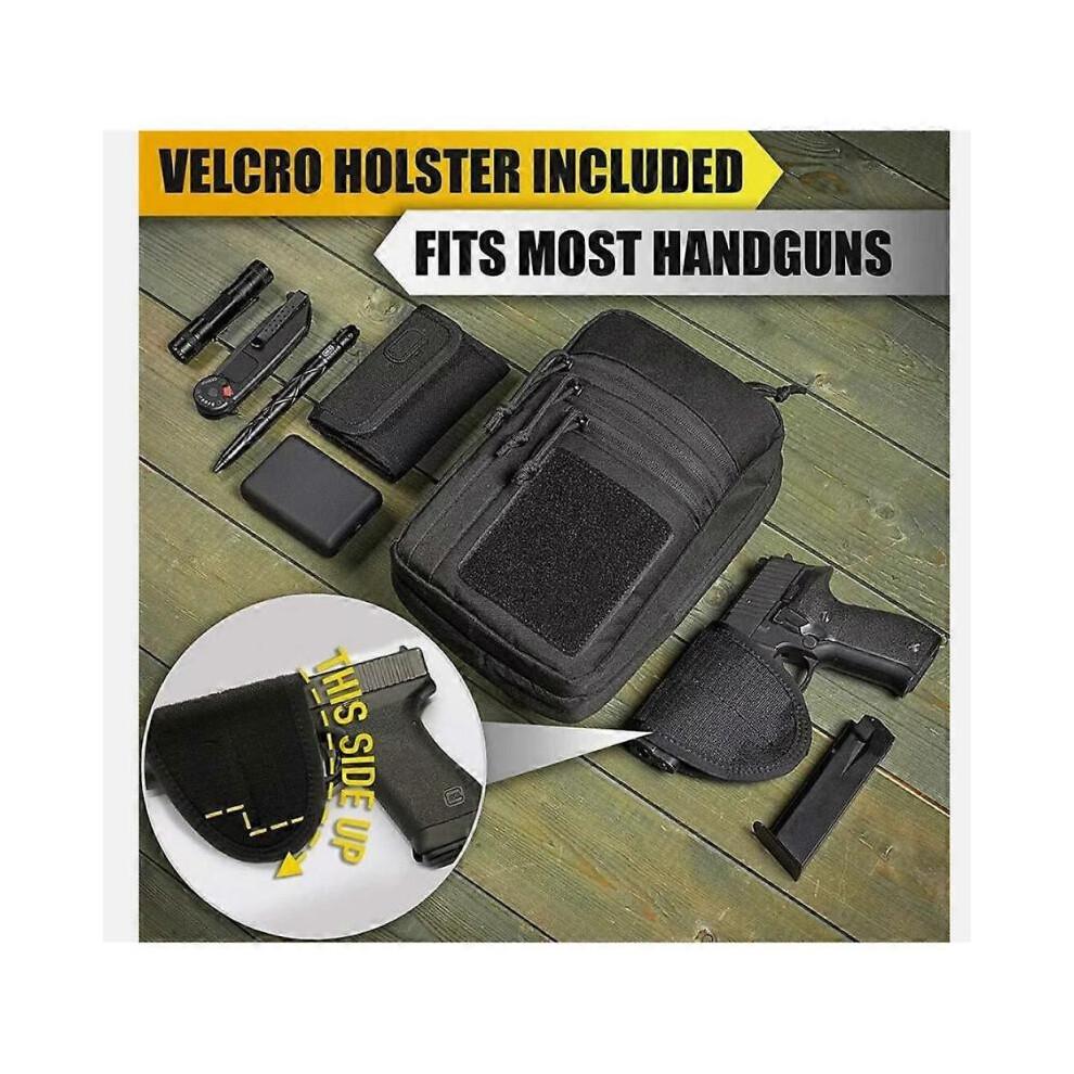Tactical Gun Bag Pistol Holster Concealed Carry Chest Messenger Bag Pistol Bag Tactical Gun Bag Pistol Holster Concealed Carry