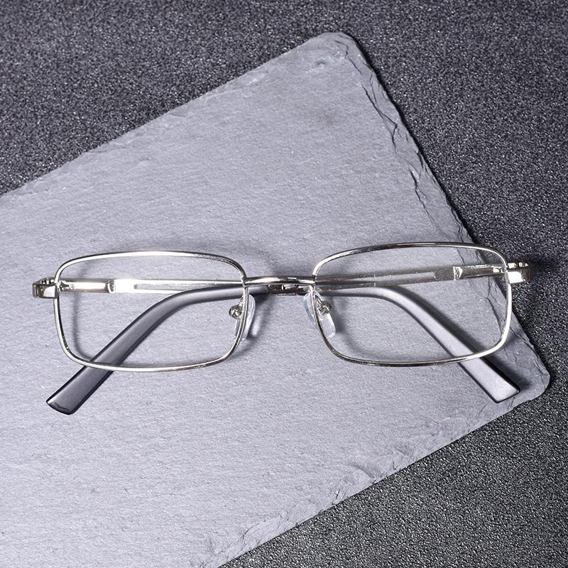 Classic Reading Eyeglasses Metal Frame Men Anti Blue Light Business Presbyopic Eyeglasses Optical Eyewear Vision Care +7.5+1.00+1.50