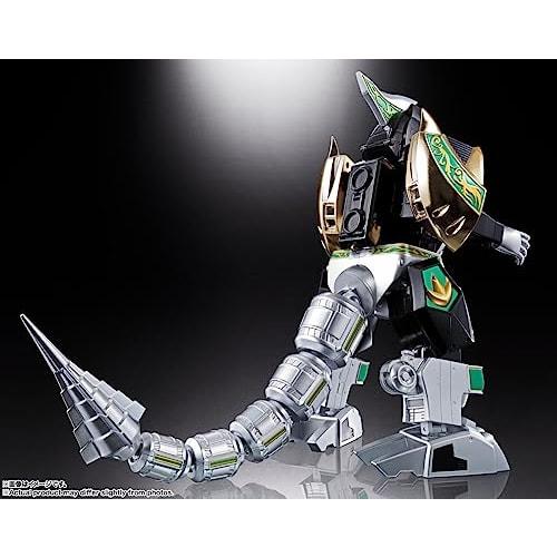 TAMASHII NATIONS Soul of Chogokin Dinosaur Sentai Zyuranger Beast Emperor Daijuujin GX-72 Daijuujin & GX-78 Dragon Caesar, approximately 260mm, ABS &