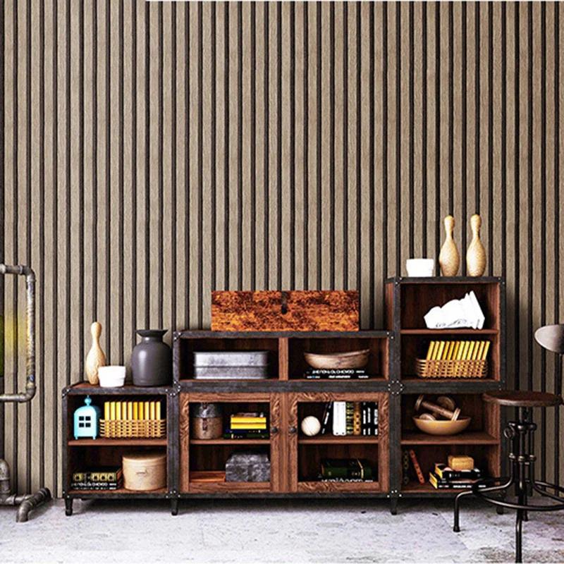 45cm Vinyl Wall Panels Self-Adhesive - Waterproof Wood Grain Stickers for Cabinet/Wall Renovation  Removable Roll