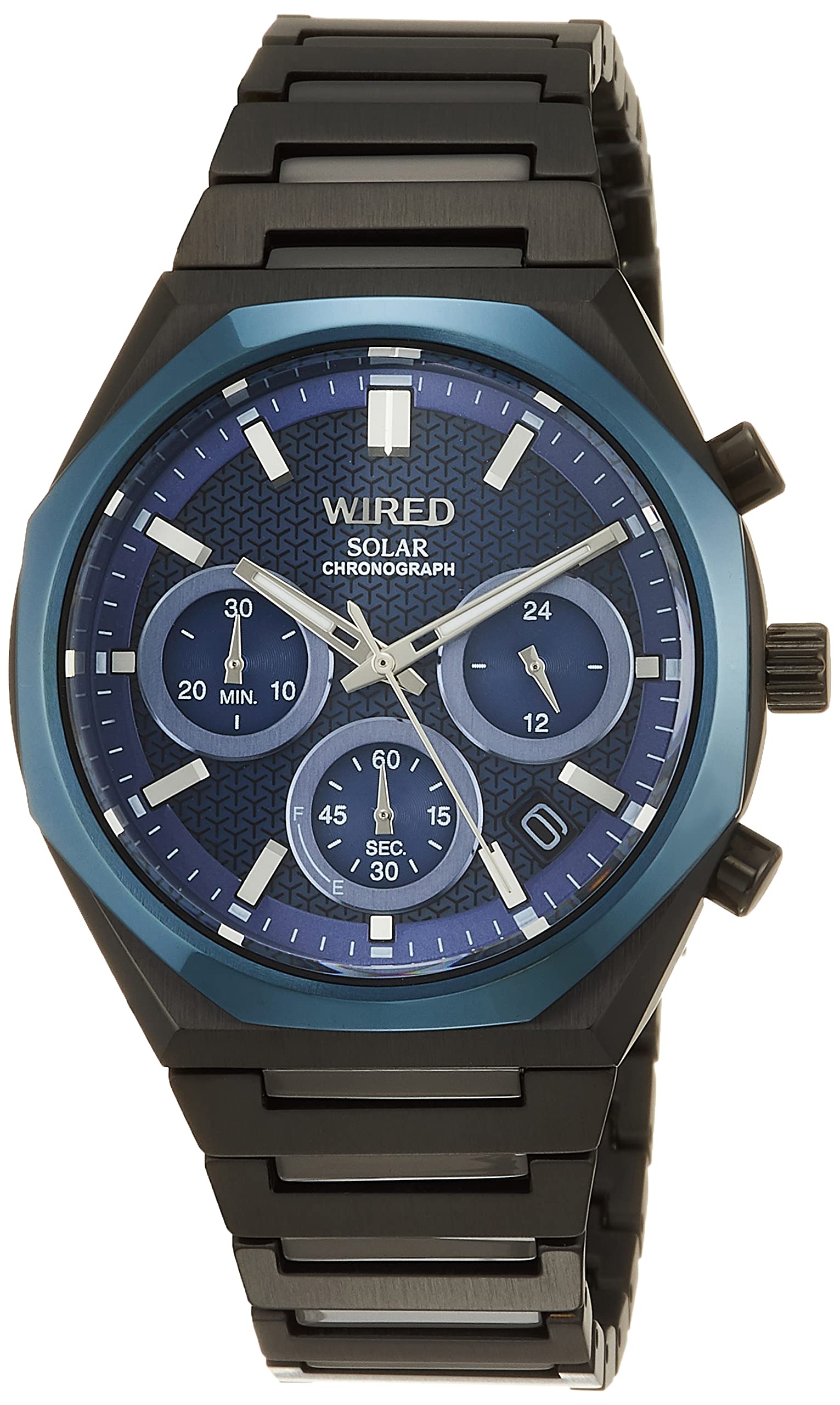 

Годинник Seiko AGAD416 Провідний REFLECTION Сонячний Хронограф Чорна Модель, Чоловічий,