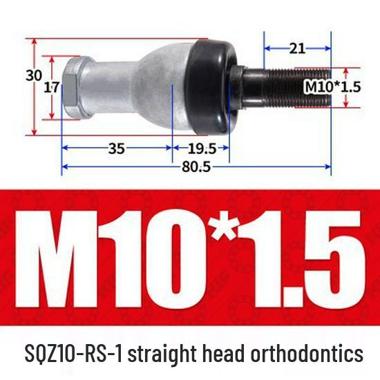 Bent Rod End Joint Bearing with Ball Joint SQ/SQZ5 - Sizes 6 to 22-RS