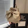 Fashion Bow Women's Backpack 2025 Spring and Summer Foreign Style Large Capacity Small Backpack Travel Student Schoolbag