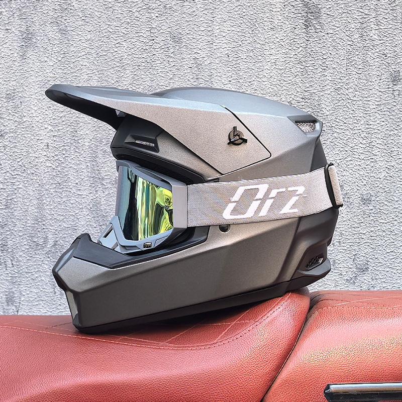 Orz Off-Road Helmets Kids Teens Electric Bike Helmets Men and Women Rally Helmets Mountain Bike Riding Downhill