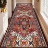 Bohemian Retro Ethnic Corridor Carpet Qajar Revival Decor Home Long Runner Rugs Christmas Art Aesthetic Aisle Floor Mat Washable