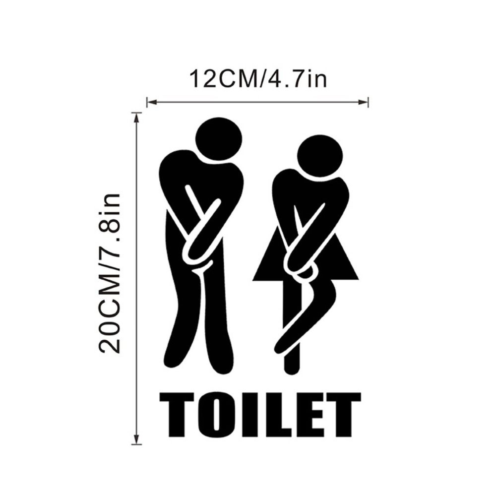 Toilet Lid Decals Toilet Bowl Lid Cover Stickers IF You Miss Clean Your Piss Bathroom Signs Toilet Decals