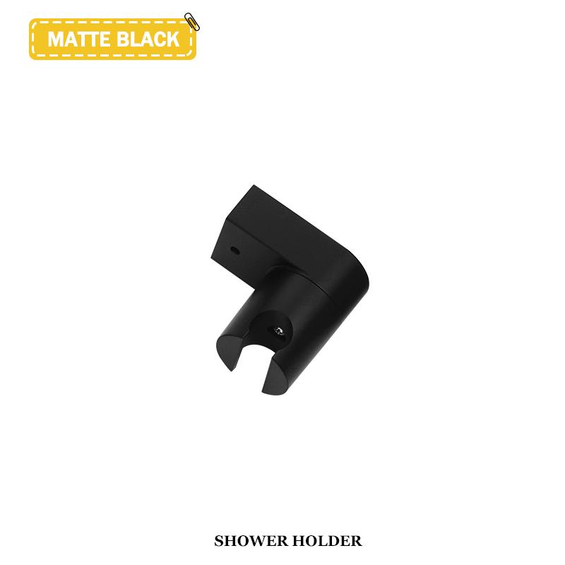 

Кронштейн для душевой лейки из АБС-пластика, настенный кронштейн для душа, фиксированный, регулируемый, черный держатель для душа, аксессуары для ванной комнаты чёрный