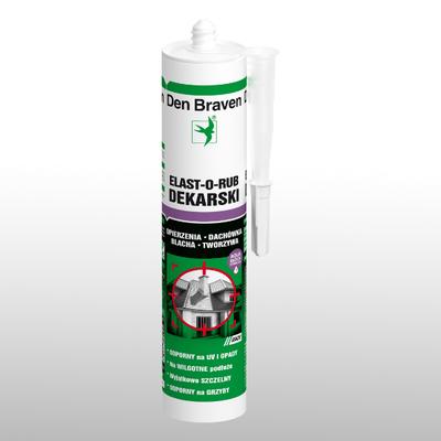 Den Braven Silikon Dekarski Antracyt 280Ml Ral7016 Elast-O-Rub
