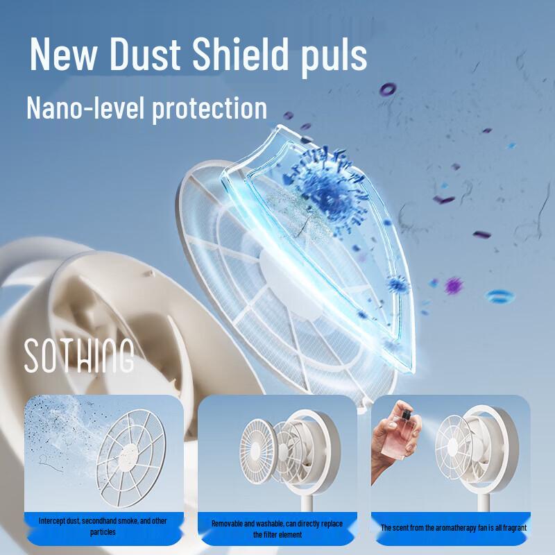 SOTHING Quiet Portable Desktop Fan
