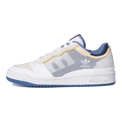 Forum Low TT Białe Niebieskie Unisex Trampki Chmurowo-Białe Kwasowo-Pomarańczowe FY4967