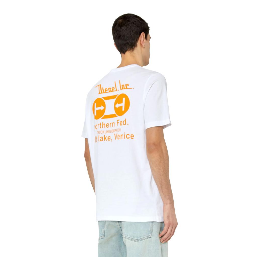 Diesel Unisex Adult Northen Fed Logo Back Print T-Shirt