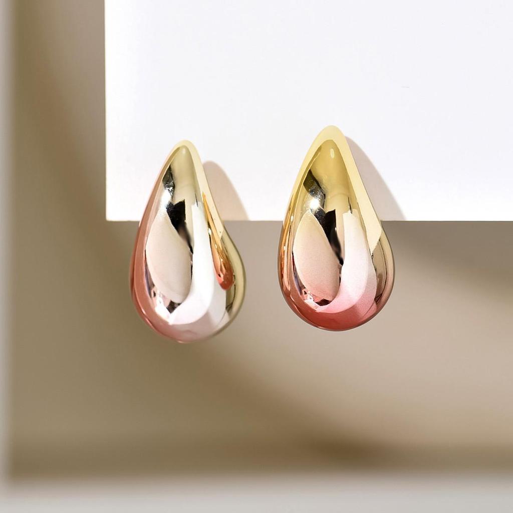 Plump Water Drop Acrylic Dangle Earrings - Simple & Fashionable Jewelry for Women