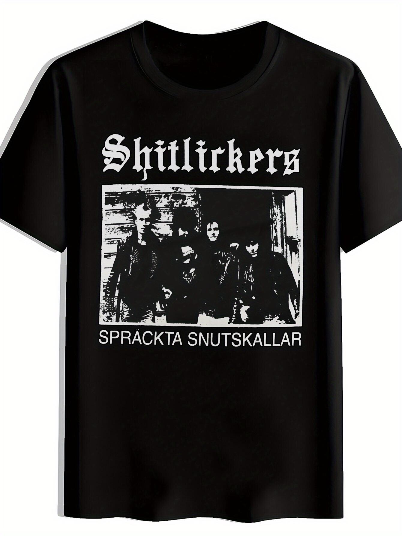 Vintage Rock Band Graphic T-shirt - STRAY CAT S