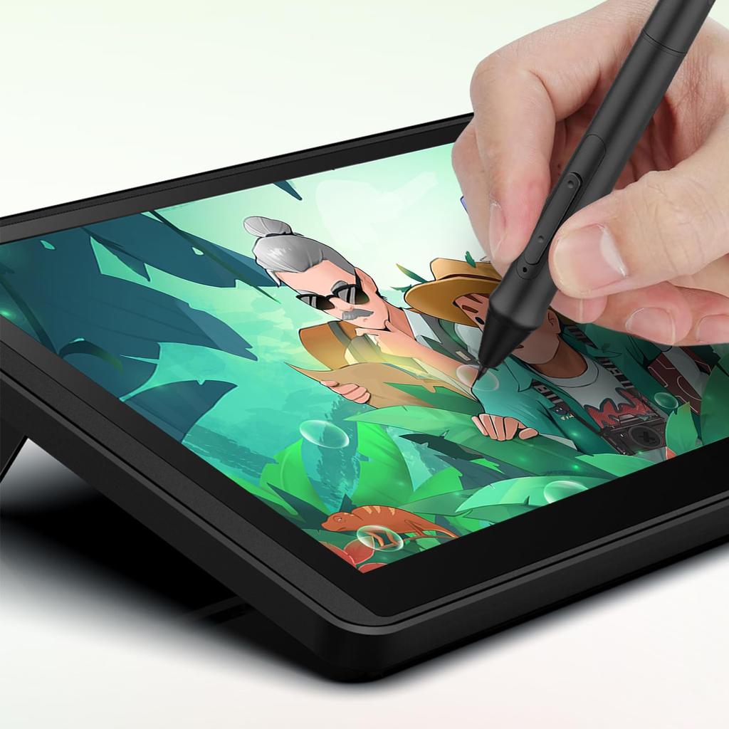 W507 No-Need Stylus Pen, 8192 Pressure Levels, with 2 Customizable Keys, Compatible with Kamvas Pro 12, Kamvas Pro 13, Kamvas Pro 16, Kamvas Pro 20