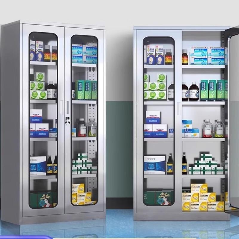 Stainless Steel Hospital Instrument Display Cabinet