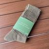 Men's and Women's Retro Loose-Top Mid-Calf Socks in White - Thick Yarn Knit for Autumn and Winter