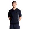 Чоловіче трикотажне поло з швами та контрастною обробкою Lyle & Scott