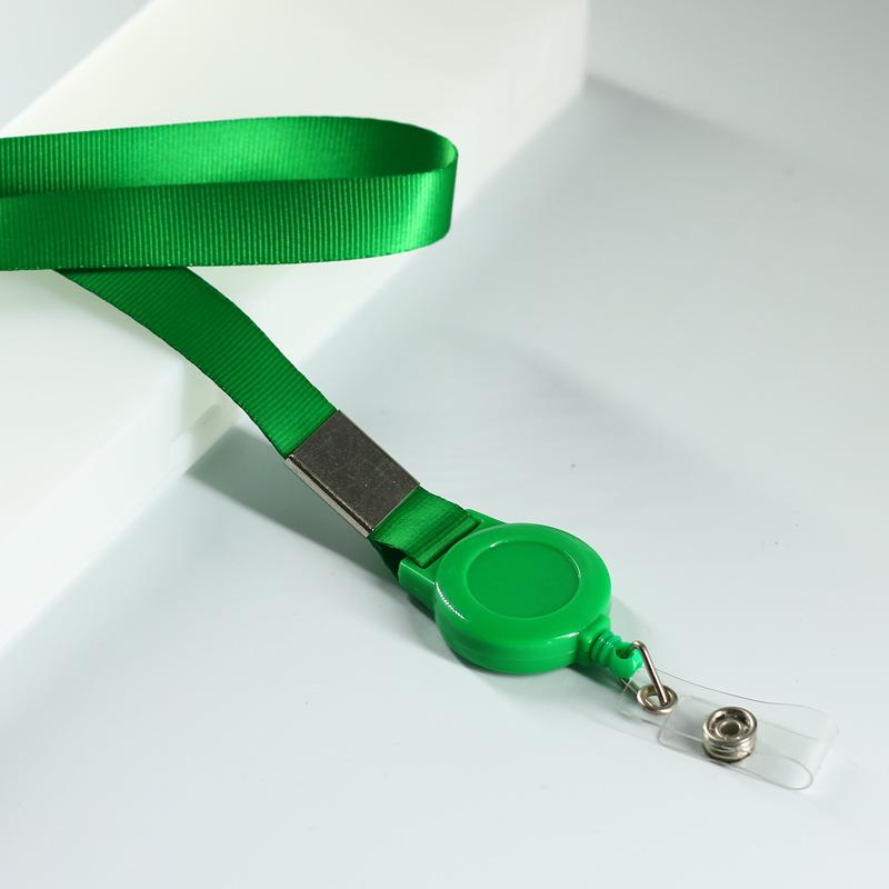 Retractable Work Permit Hanging Rope Stretchable Long Lanyard Office ID Card Holder Porta Credenciales Carte Infirmière