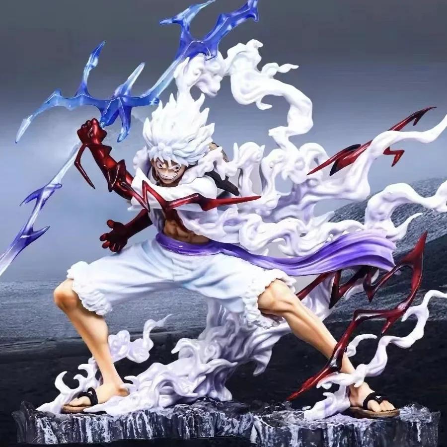 One Piece Raiden Five Gear Nica Lightning Luffy Action Figure Model Statue Toys Collection Decoration Model Playthings Present 2026
