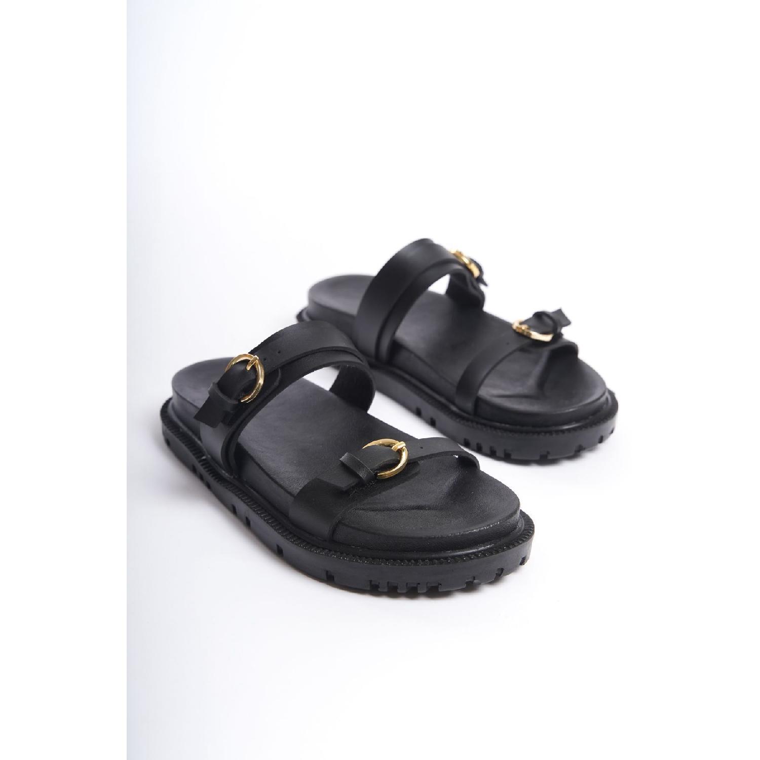 

Women s Daily Double Layer Comfortable Sole Sandals Slippers Black 36 бежевий