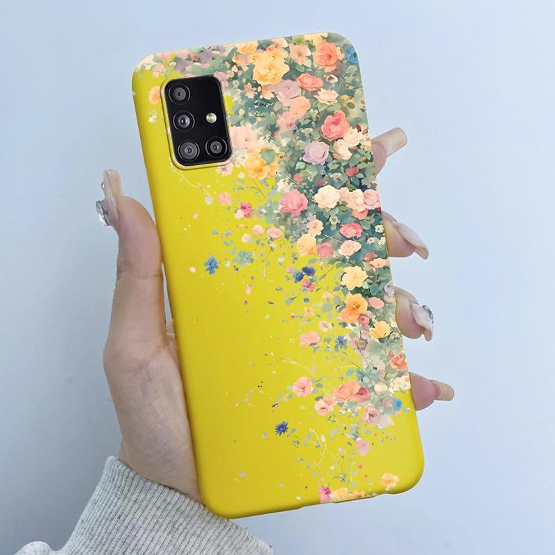 For Samsung Galaxy A51 A71 5G Phone Case Butterfly Girl Soft Silicone TPU Back Housing SM-A516B A516N A516V A716V A716U Covers