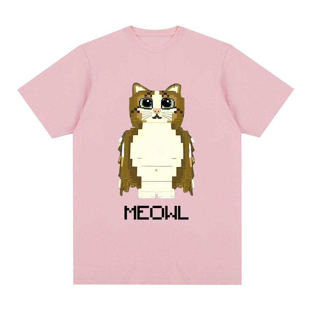 Meowl Cat Owl Funny Meme Graphic Tshirts Mens Women Clothing Fashion Harajuku Short Sleeves Tshirt Cotton Summer T Shirts