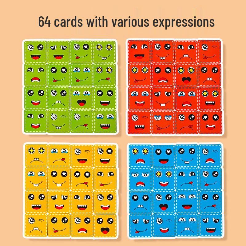 Children's Expression Magic Cube: Interactive Building Blocks for Ages 3-6