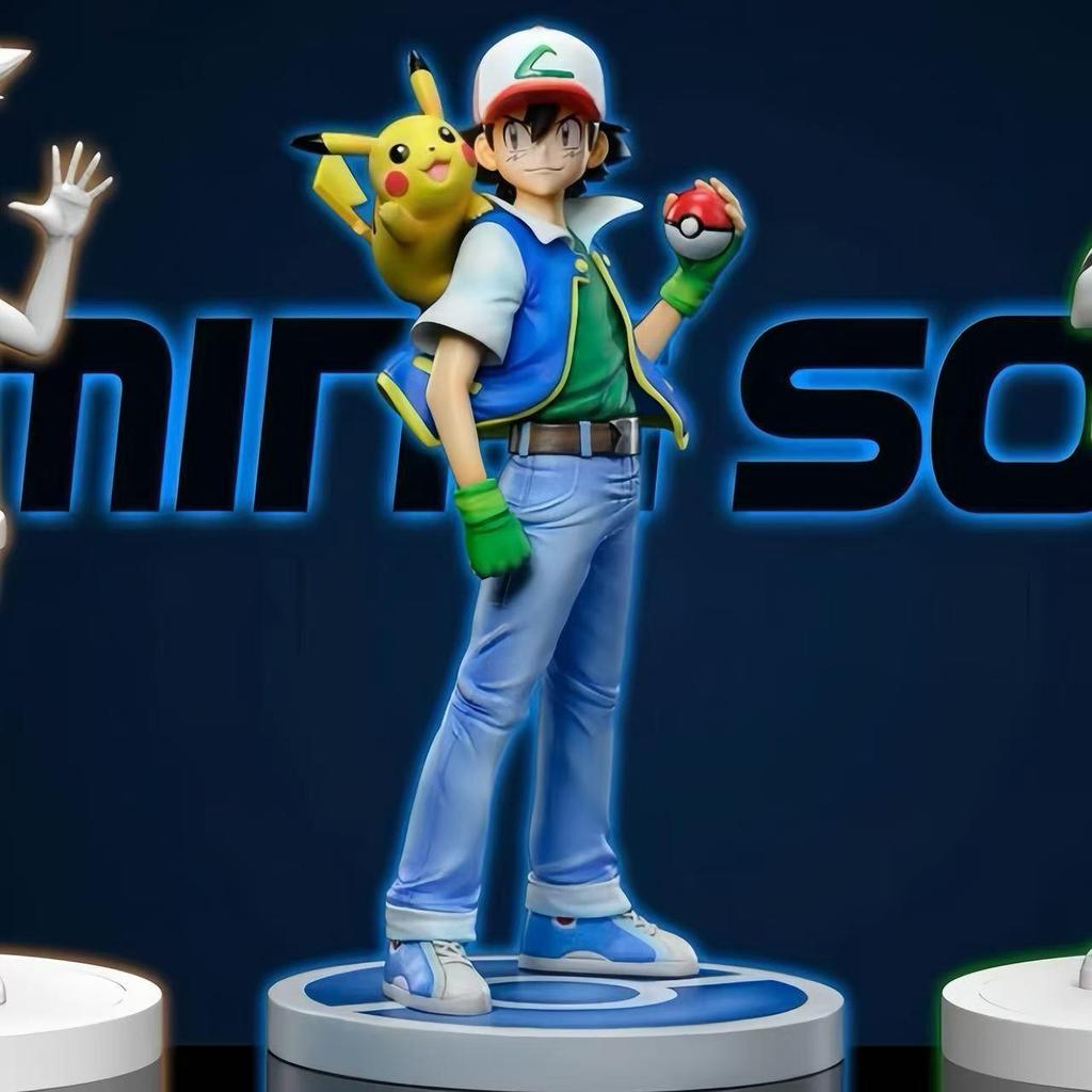 Satoshi Pokemon Anime GK Figure Toy Ornament