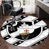 1pc Football Team (73) Design Printed Area Round Carpet for Bedroom Living Room Home Decor Rugs Mat Non Slip Mat Rug for Bedside