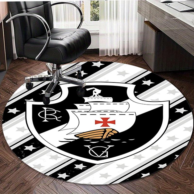 1pc Football Team (73) Design Printed Area Round Carpet for Bedroom Living Room Home Decor Rugs Mat Non Slip Mat Rug for Bedside