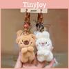 Bear Rabbit Plush Keychain Toy Stuffed Doll Bag Pendant Decoration Kids Gift