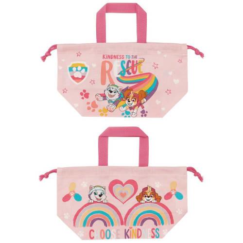 Skater Children's Lunch Box Drawstring Bag Paw Patrol Rescue Made in Japan KB7-A