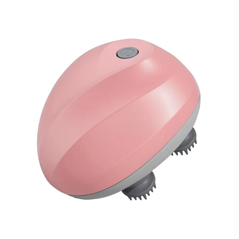 

Electric Head Massage Machine Silicone Waterproof Scalp Massager Head Relaxation Unlimited Portable Home Massager розовый
