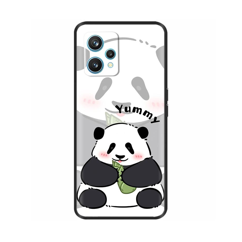 Para Realme 9 Pro Plus Funda Divertida de Silicona Suave Cubierta de Teléfono Para Realme 9 4G Funda Negra Carcasas con Parachoques Resistentes a Golpes Para Realme 9 Pro+