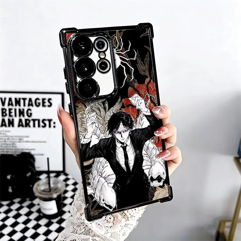 Hunter X-Hunters Chrollo Plating Phone Case For Samsung Galaxy S24 S25 FE S26 Edge S23 Ultra S22 S21 Plus S20 Anti-Fall Airabag